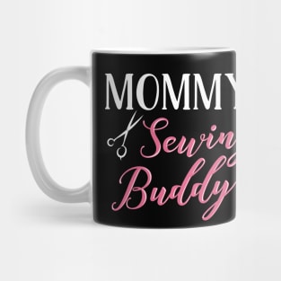 Sewing Mom and Baby Matching T-shirts Gift Mug